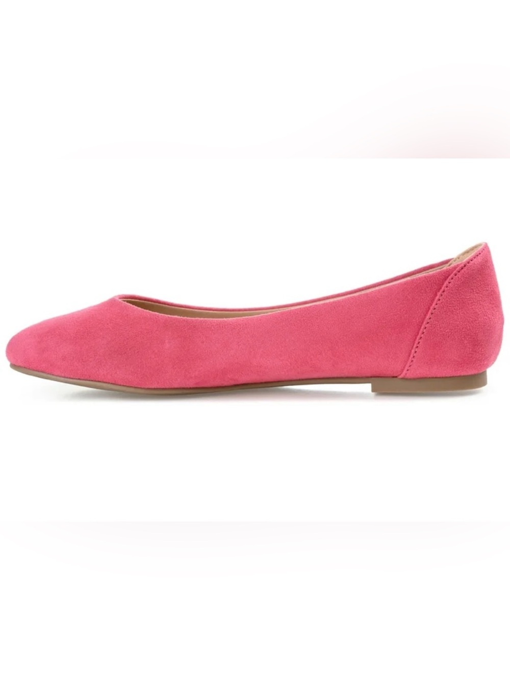 Journee Collection Pink Suede Ballet Flats size 9